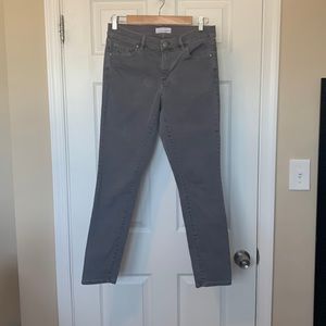 LOFT light gray modern skinny pants, size 28/6